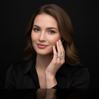 Elegant Emerald Shaped Engagement Ring | Lab Grown Diamond | 14K Yellow Gold Eternity Side Stone Design