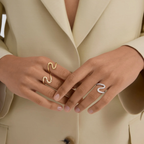 French Wave Lab Grown Diamond Wedding Band | Solid 14K Gold