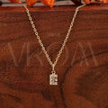 Alphabet E Diamond Pendant Necklace, Initial E Diamond Necklace, 0.94 Carat Letter E Pendant, Minimalist Gold Initial Necklace, Gift for Her