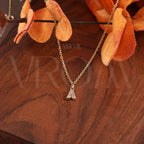 A Alphabet Initial Charm Pendant