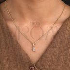 L Alphabet Initial Charm Pendant